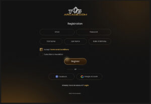 PC/Tablet View Registration